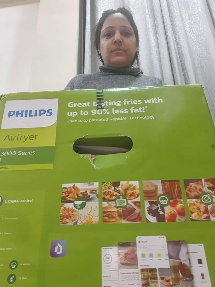 Himanshi Sonu Sachdev won Air fryer+Toys, November 2025
