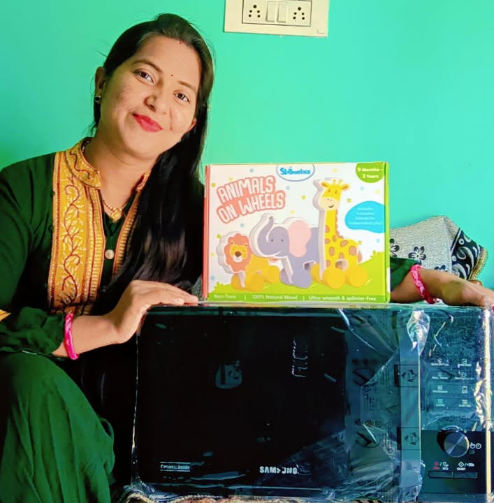 Poonam Bhende won Microwave Over + Toys, June 2024