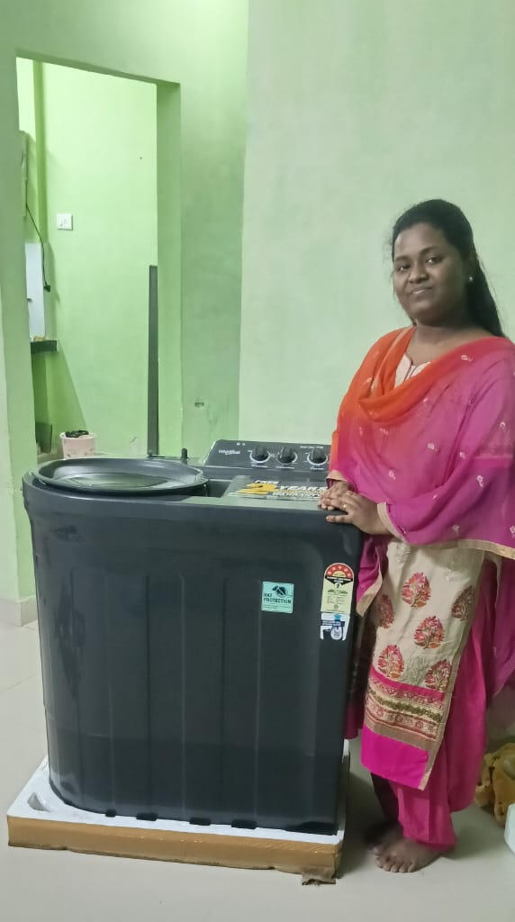 Poonam Naskar won Washing Machine, December 2024